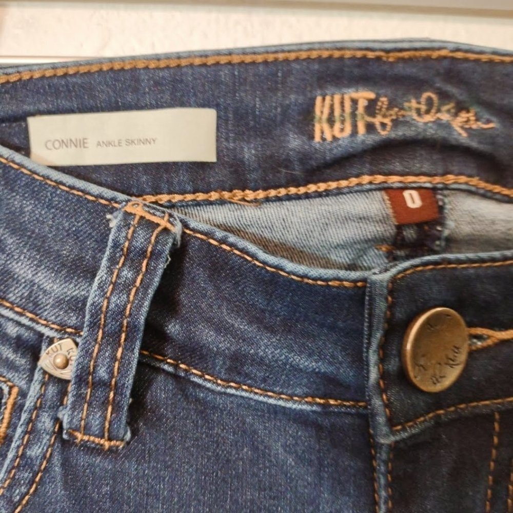 Kut From the Cloth Connie Ankle Skinny Denim 0 - Picture 5 of 7